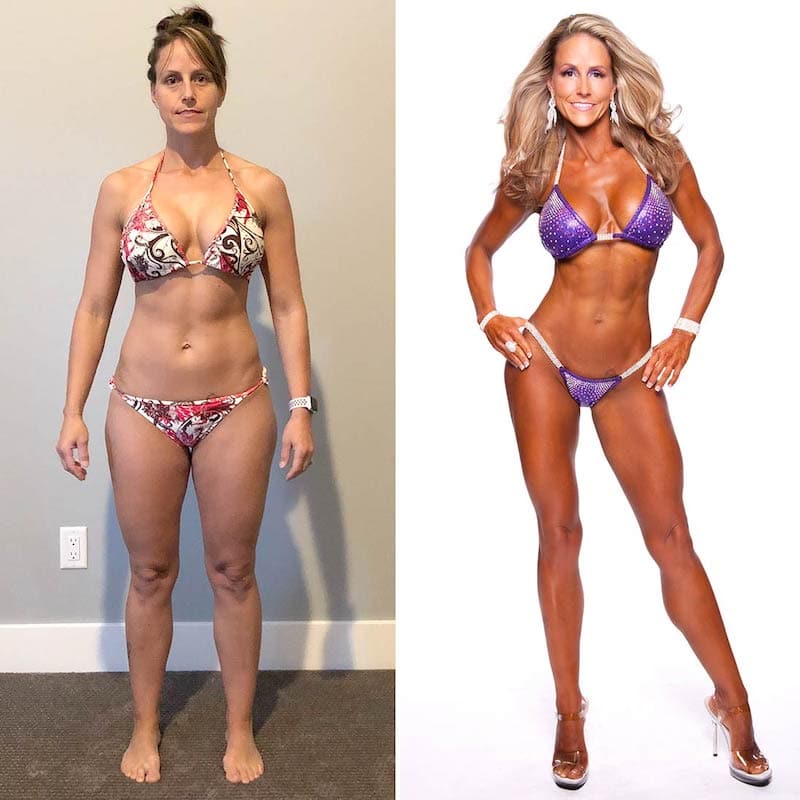 Fitness Competition Before And After First Time Fitness Competitor At 38