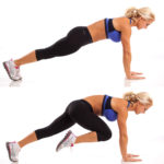 Plank Position Knee Drives