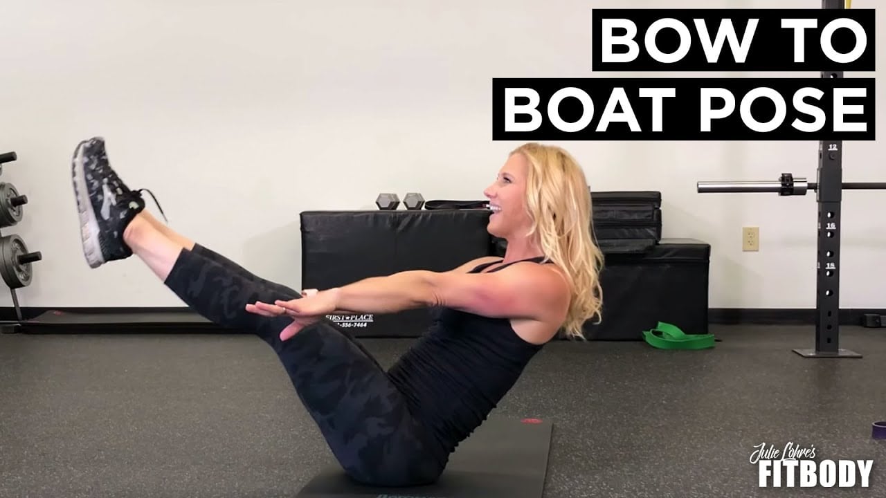 Bow to Boat Pose