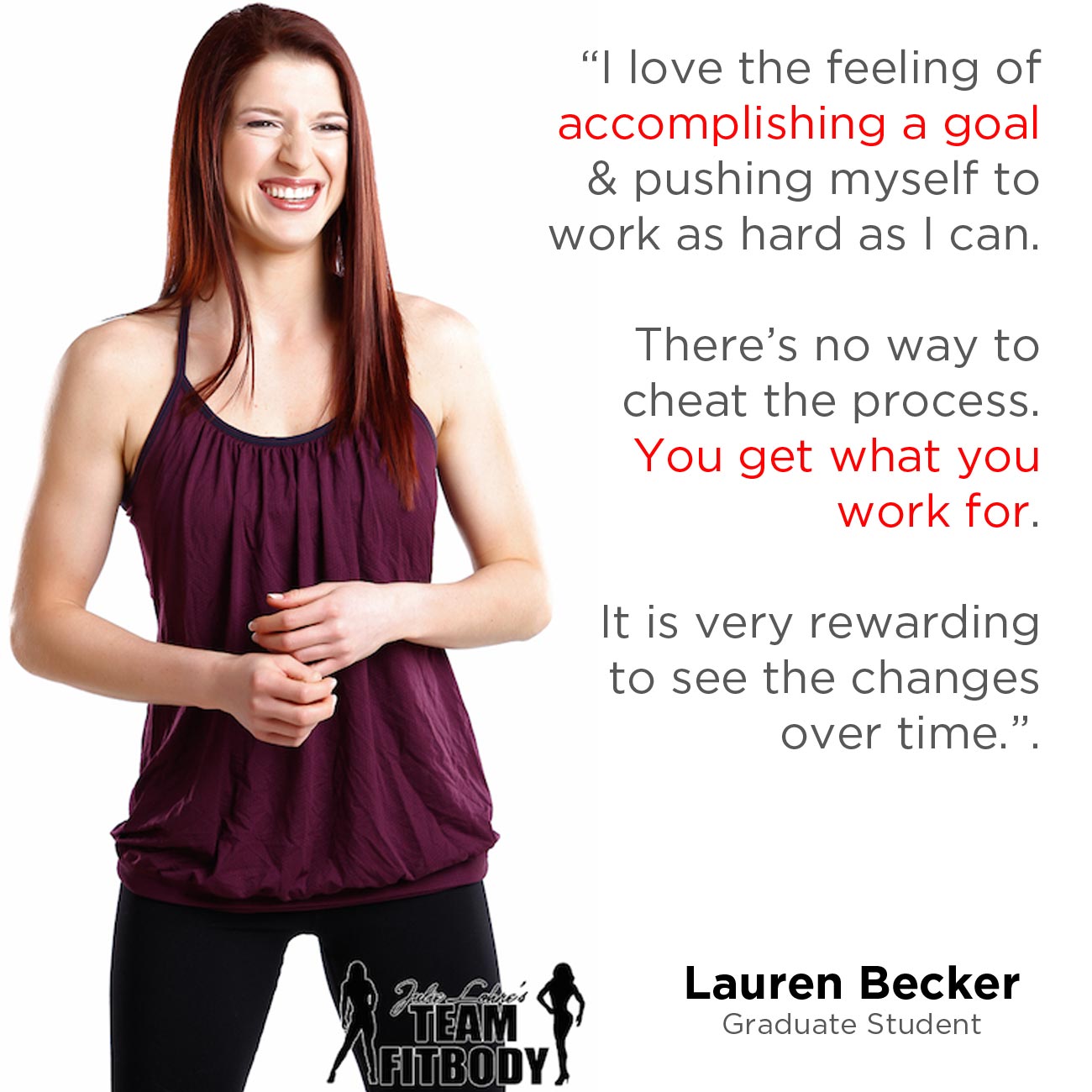 Fitness Motivation Lauren Becker