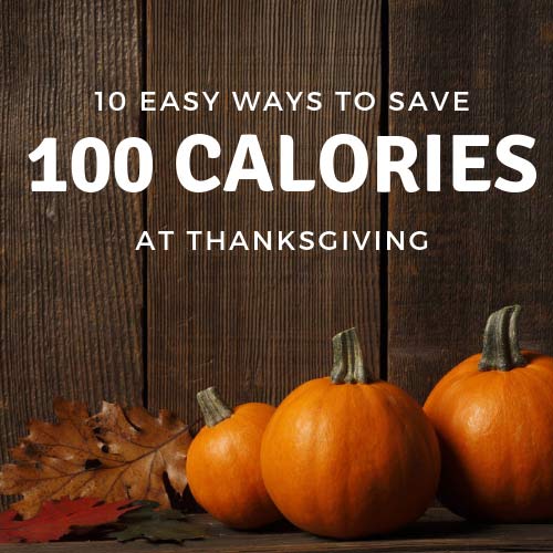 10 ways to save 100 calories