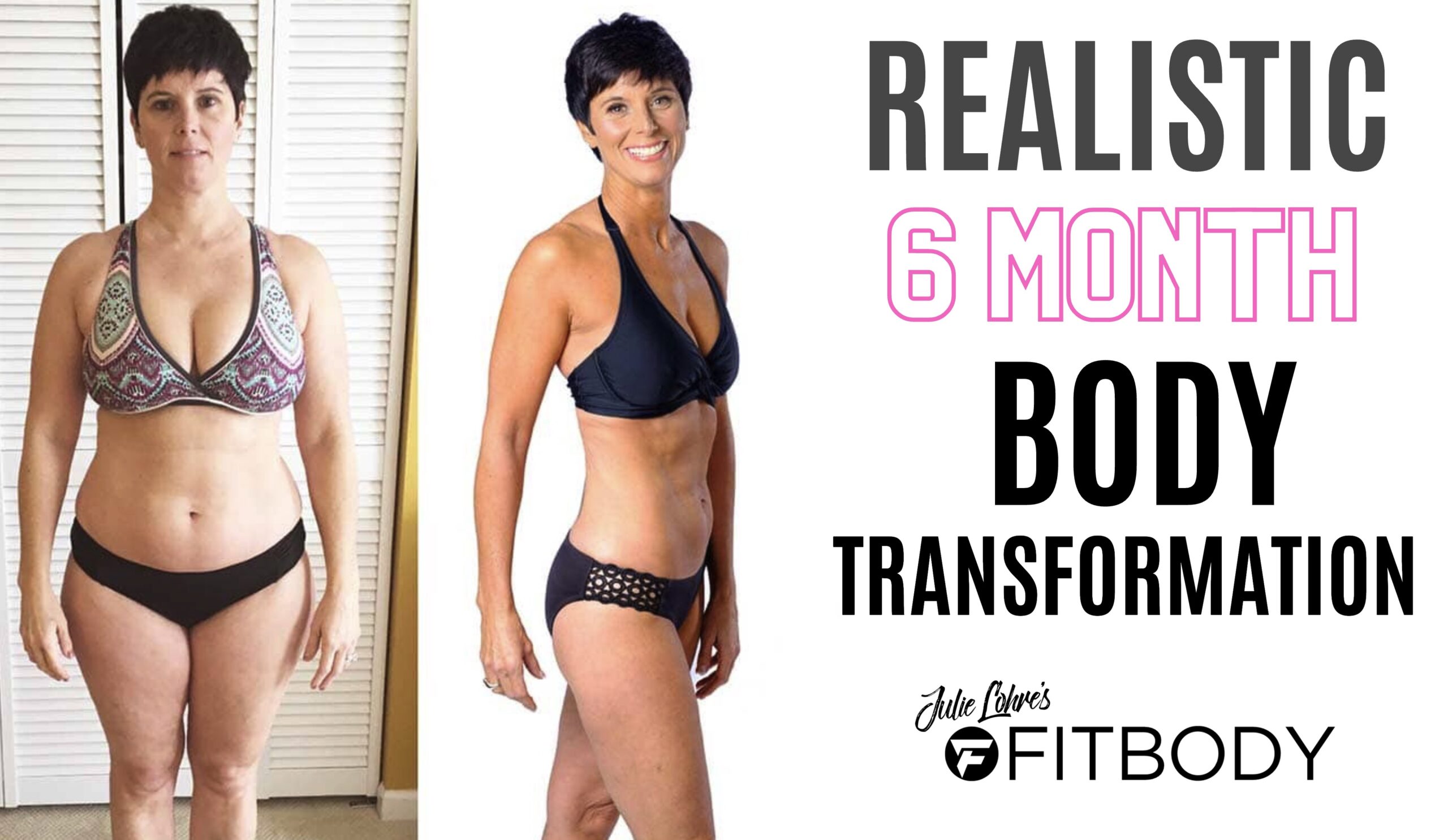 6 Month Body Transformation  Realistic Before & After Female Weight Loss