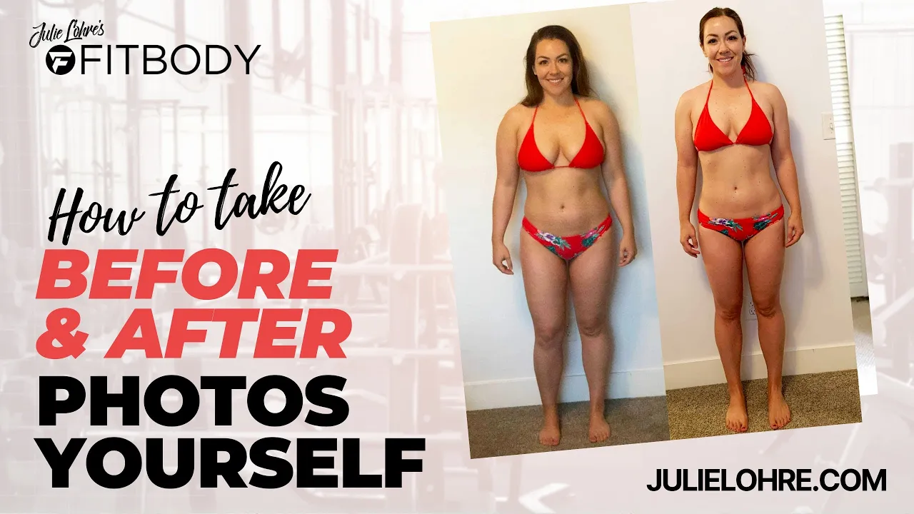 How to take progress photos yourself before and after