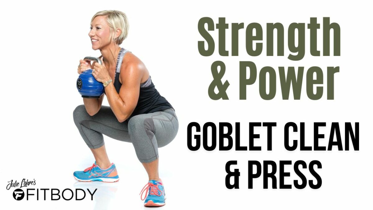 Goblet Clean and Press Dumbbell Kettlebell