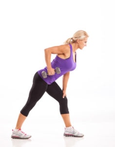 Tricep Kickback with Dumbbells