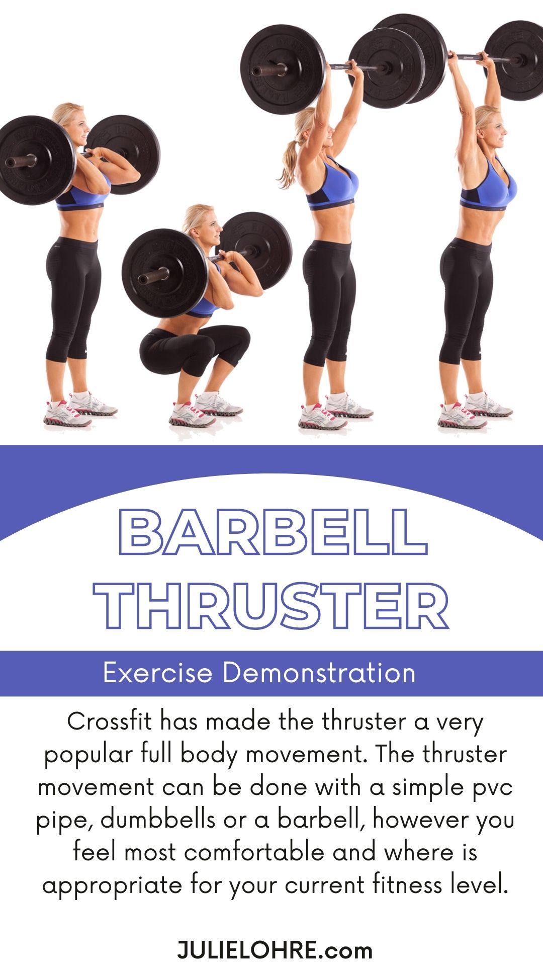 Barbell Thruster Exercise