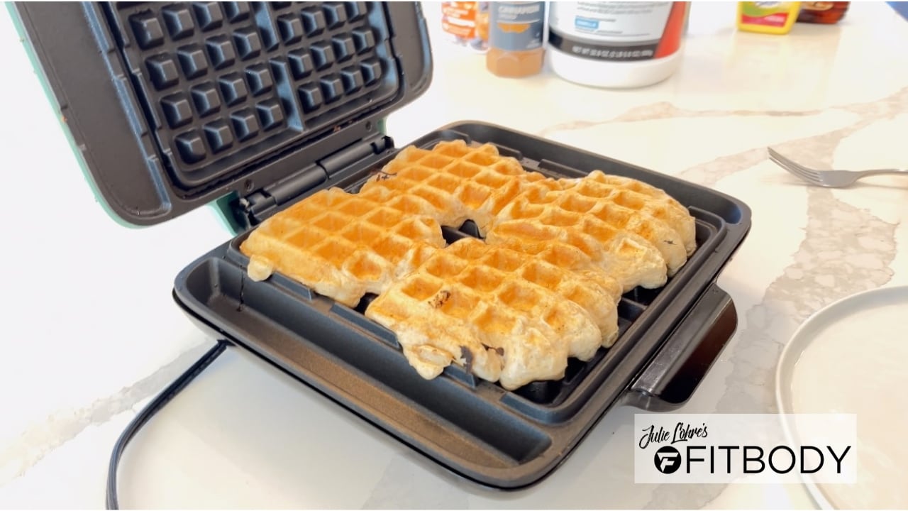 Easy Protein Waffle Recipe with 3 Ingredients